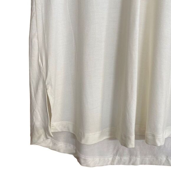 Soma cool nights short sleeve sleep shirt ivory cream small - Picture 10 of 11